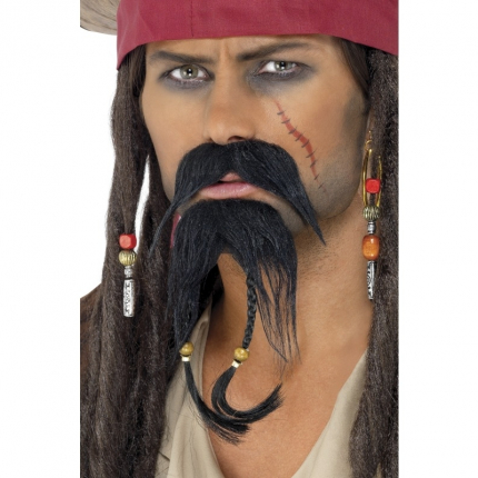 Set barba si mustata pirat