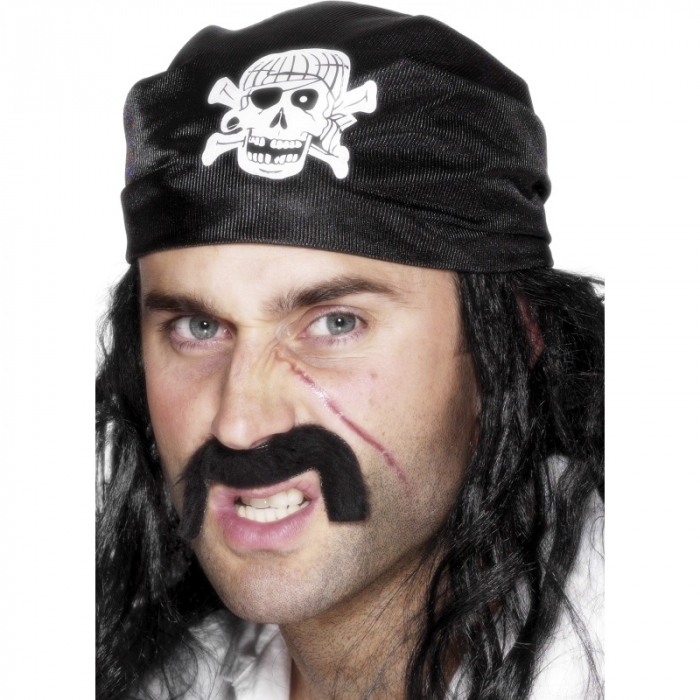 Bandana neagra pirat