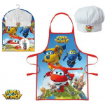 Set bucatar copii Super Wings cu albastru