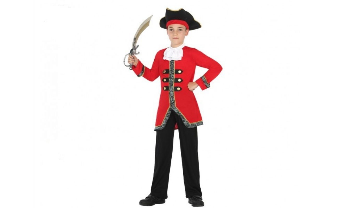 Costum carnaval baieti Capitan pirat cu palarie