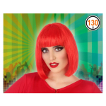 Peruca de carnaval rosie