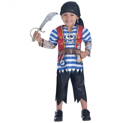 Costum carnaval baieti Pirat cu muschi model 1