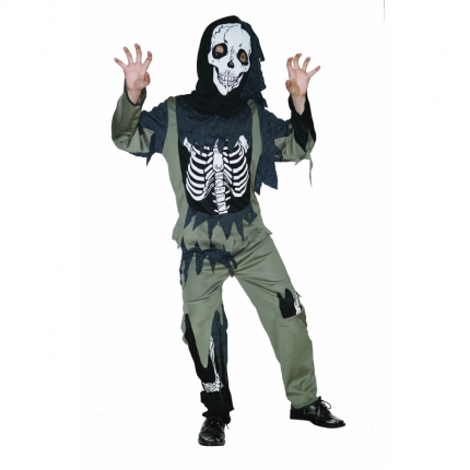 Costum Halloween baieti schelet zombie