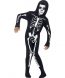 Costum Halloween baieti schelet combinezon negru