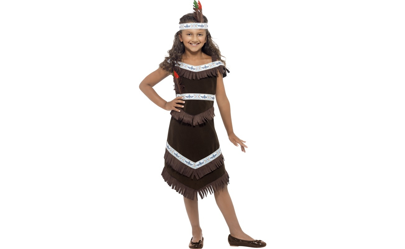 Costum carnaval fete indianca maro