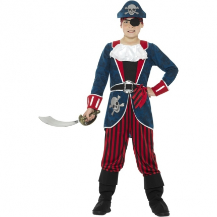 Costum baieti carnaval Capitan pirat de lux