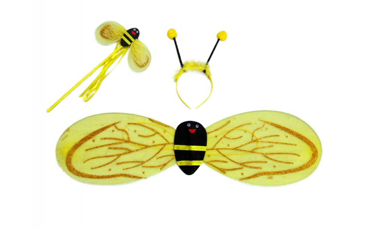 Set carnaval aripi albina