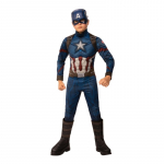 Costum carnaval baieti Capitan America de lux nou
