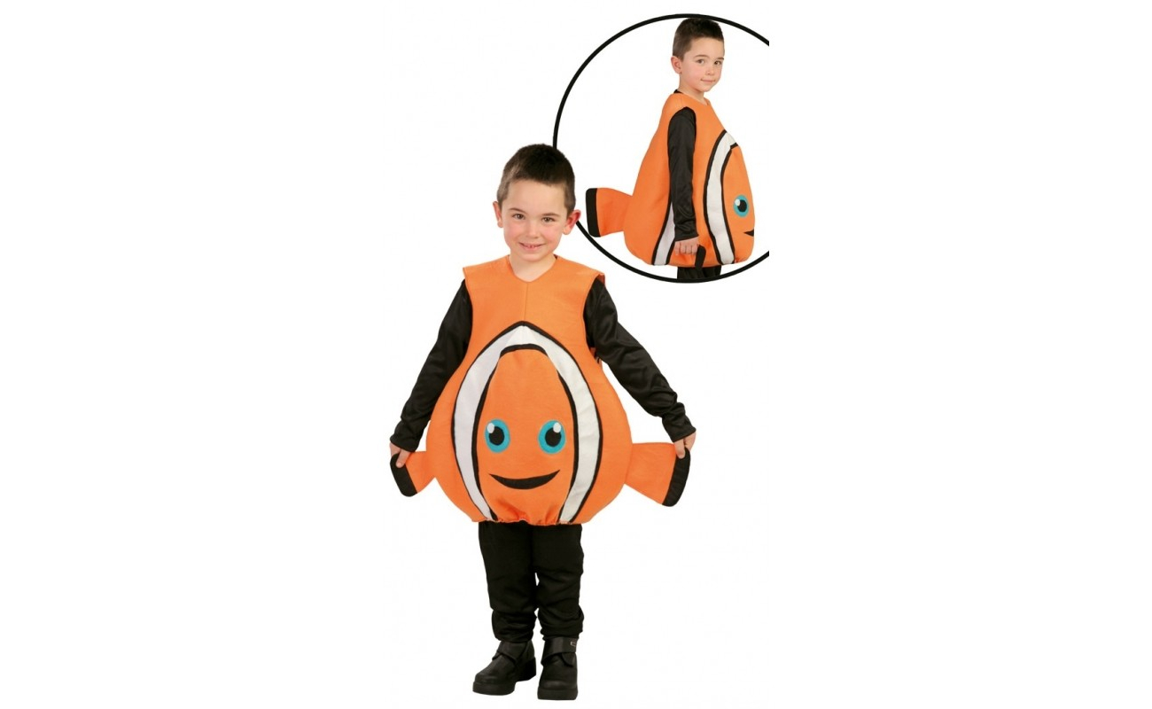 Costum carnaval baieti Peste Nemo cu portocaliu