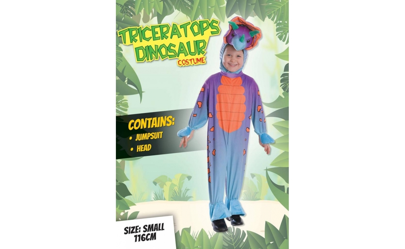 Costum copii carnaval dinozaur Triceratops