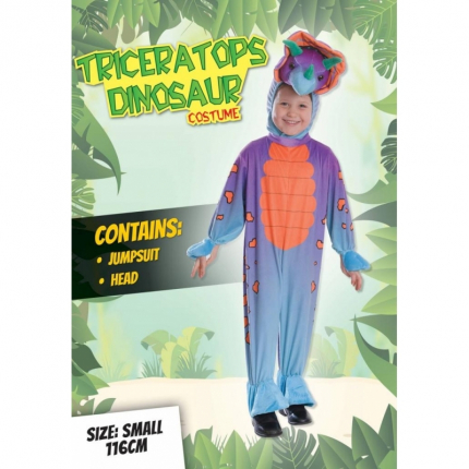 Costum copii carnaval dinozaur Triceratops