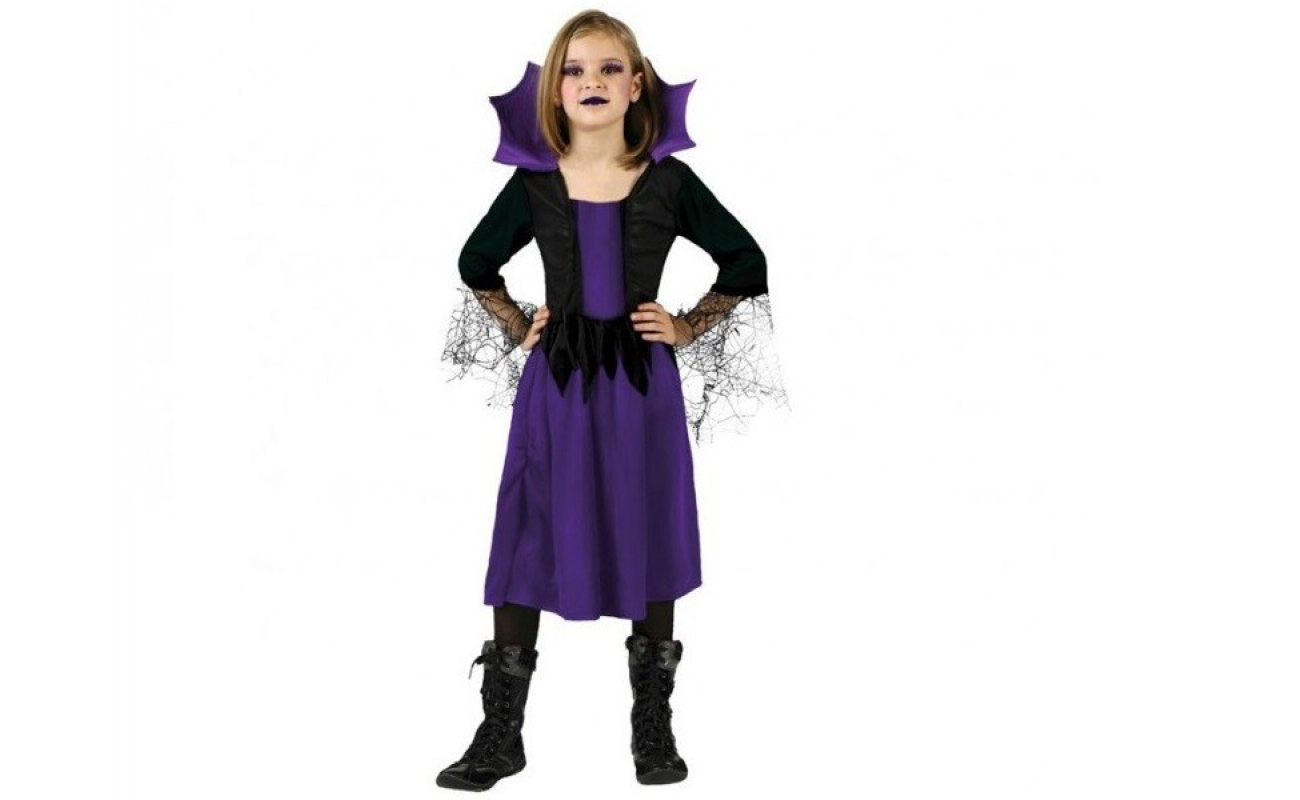 Costum Halloween fete Vampirita cu guler