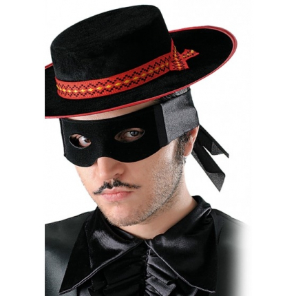 Masca de carnaval bandit neagra model 1