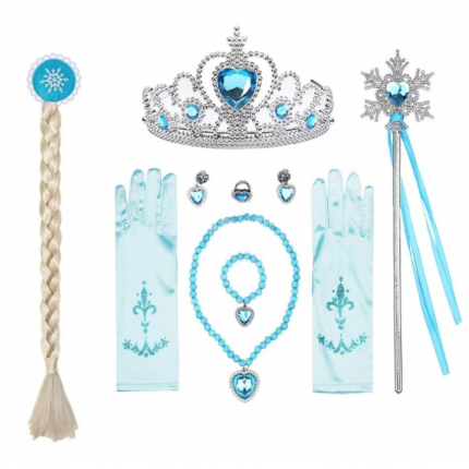 Set 7 accesorii fete Elsa Frozen