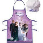 Set copii bucatar Frozen 2 nou cu mov