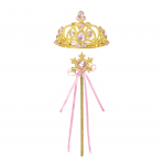 Set accesorii printesa roz cu auriu