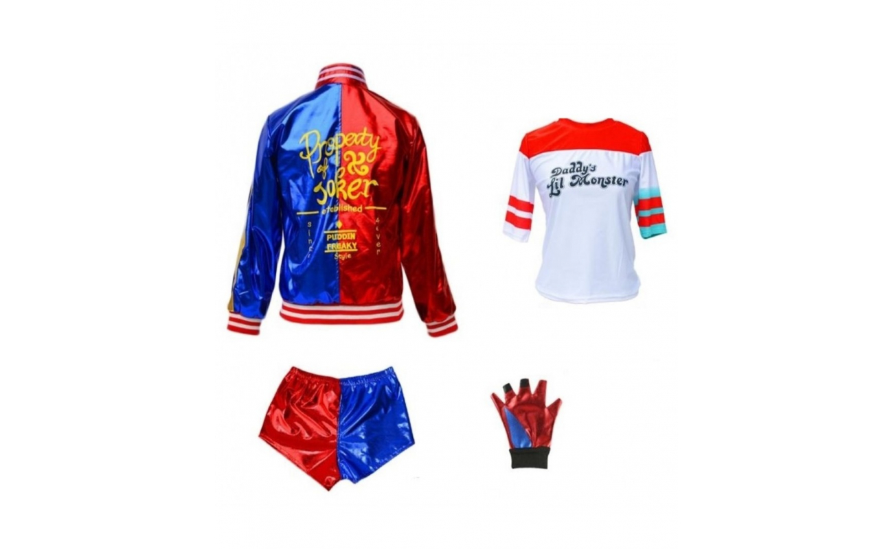 Costum carnaval fete Harley Quinn