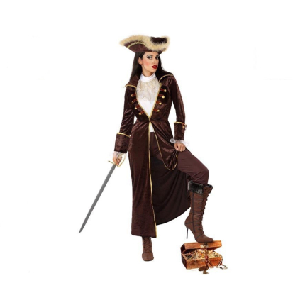 Costum carnaval femei pirata eleganta