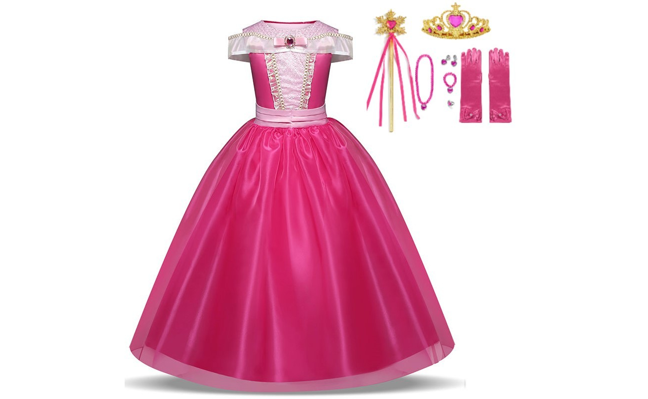 Costum carnaval Printesa Aurora cu accesorii