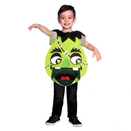 Costum Halloween copii Frankie cu verde