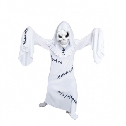 Costum Halloween copii Fantoma alba cu masca