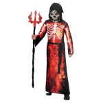 Costum Halloween copii Fantoma cu rosu