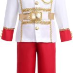 Costum carnaval copii Print Cenusareasa cu coroana