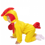 Costum carnaval copii cocos cu galben