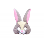 Masca de carnaval copii Iepure gri