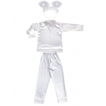 Costum Craciun baieti fulg de nea cu bentita