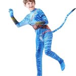 Costum baieti Avatar, Jake Sully, albastru