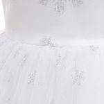 Costumatie serbare Craciun fete Fulg de nea rochita cu bentita - imagine 6