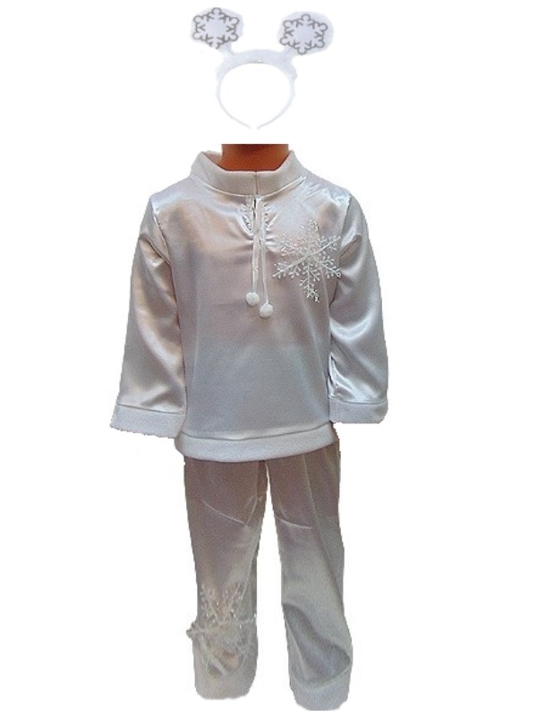 9315-Costum-Craciun-baieti-fulg-de-nea Costum Craciun baieti fulg de nea cu bentita - imagine 2