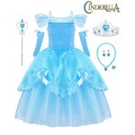 Rochie carnaval Cenusareasa cu manusi si accesorii - imagine 3