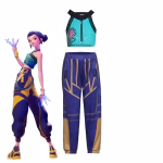 Costum Cosplay Zoey – Demon Hunters K‑Pop, multicolor