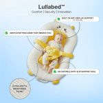 Set copii cosulet multifunctional cu manuta interactiva si set hranire, bumbac, multicolor - imagine 7