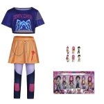 Set Costum si 6 figurine KPop Demon Hunters, Mira