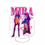 Figurina din acryl Kpop, Mira, 3 imagini, Demon Hunters, 16 cm