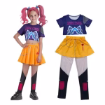 Set Costum si Peruca Cosplay KPop Demon Hunters, Mira - imagine 6