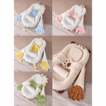 Cosulet Multifunctional, Inteligent, pentru bebelusi, cu Manuta Interactiva pentru linistirea copilului, Telecomanda, Pernute Confort, Centura de siguranta, Ursulet - imagine 3