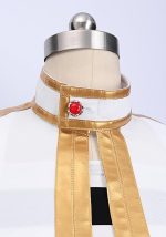 Costum Cosplay Frieren-Rochie Alba cu Pelerina, Accesorii Complete, Frieren: Beyond Journey’s End - imagine 5