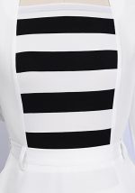 Costum Cosplay Frieren-Rochie Alba cu Pelerina, Accesorii Complete, Frieren: Beyond Journey’s End - imagine 8