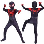 Costum carnaval adult Spiderman Morales, negru
