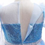 Costum carnaval fete Elsa Frozen, rochie cu lumini - imagine 4