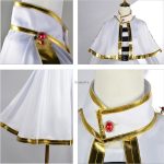Costum Cosplay Frieren-Rochie Alba cu Pelerina, Accesorii Complete, Frieren: Beyond Journey’s End - imagine 2