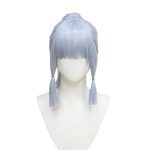Costum Anime Kamisato Ayaka Cosplay, Genshin Impact, costum si peruca - imagine 4