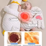 Perna multifunctionala pentru bebelusi, pentru un somn linistit, anticolici, pentru dezvoltarea independentei, pentru acasa si calatorii, 3 luni-2 ani, Gasca - imagine 4