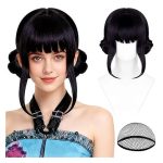 Peruca pentru copii KPop Demon Hunters, Zoey, neagra - imagine 6