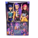 Set Costum cosplay Zoey si 3 Papusi articulate, Demon Hunters K‑Pop, multicolor - imagine 4