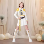 Costum Cosplay fete Mira Pop Singer, ‘What It Sounds Like, Stil K‑Pop Idol, multicolor - imagine 5